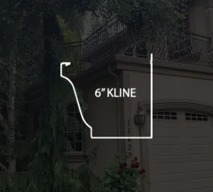 View 5 inch kline residential gutters