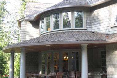Seattle Curved Gutters