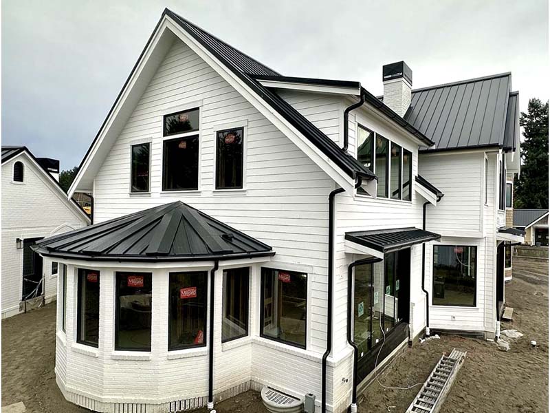 Tukwila Curved Gutters