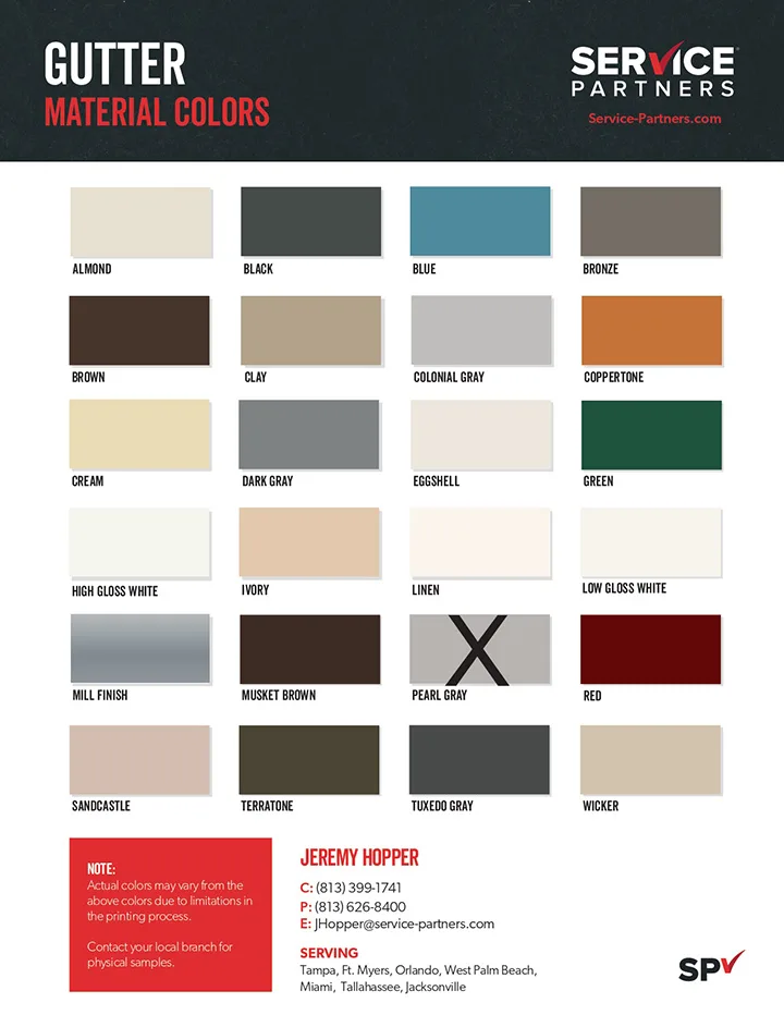 Scottsdale Best Gutter Colors Work