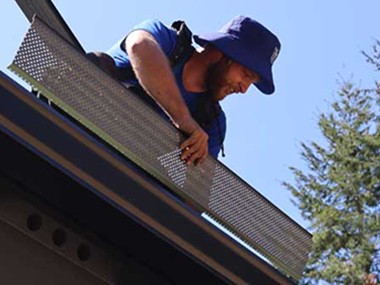 Clogged Gutters Debris