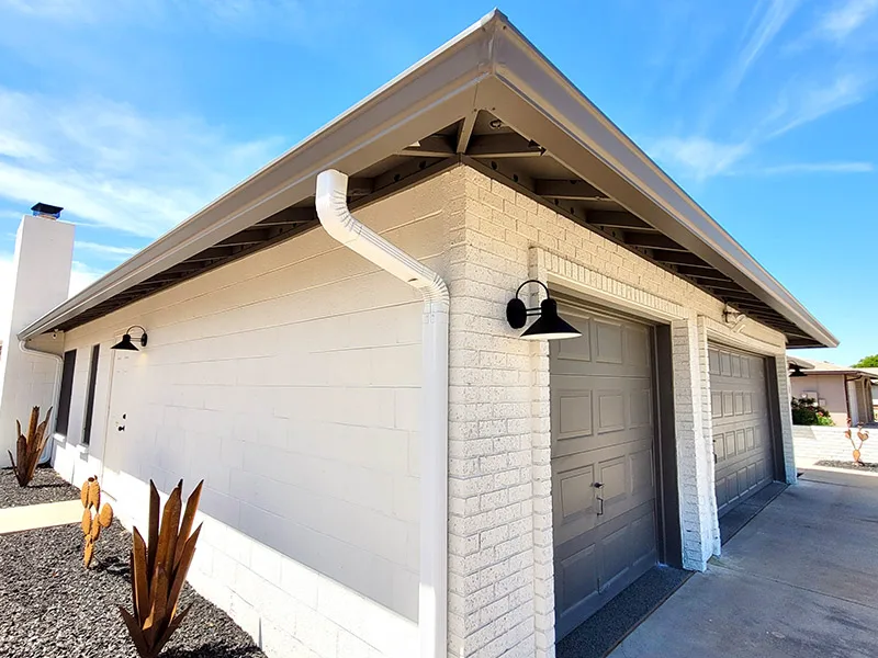 North Tucson Seamless Gutter Install